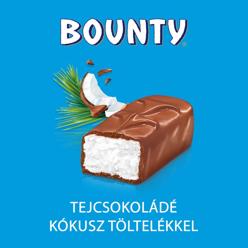 Bounty coconut slices dipped in milk chocolate