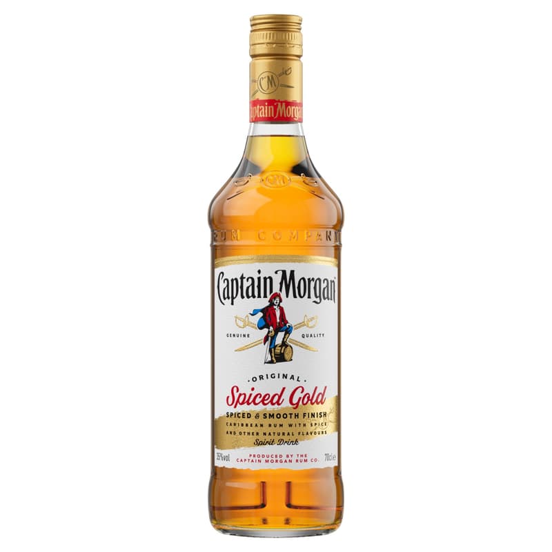 Captain Morgan Spiced Gold Spicy Jamaican Rum Spirits 35%
