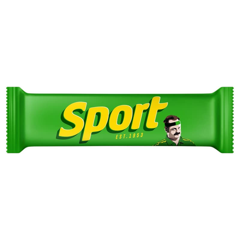 Slice of rum-flavored cocoa flavored with sports dark chocolate