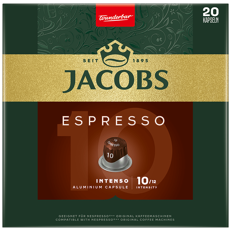 Jacobs Espresso Intenso (10) – Nespresso kompatibilis kapszula