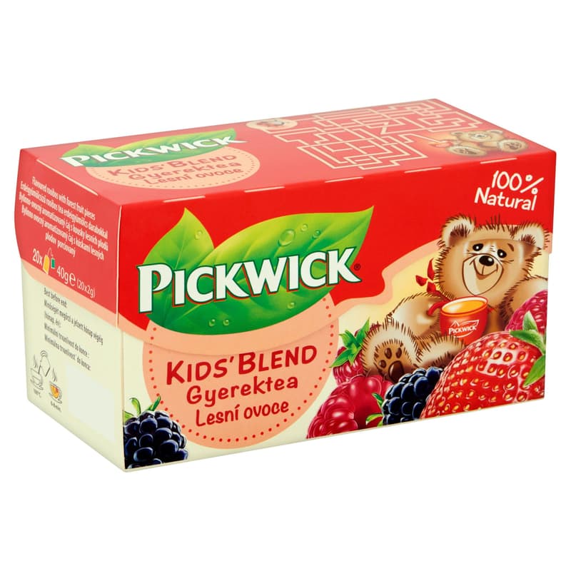 Pickwick Children's tea with berry flavored rooibos tea with berries