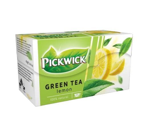 Pickwick lemon flavored green tea
