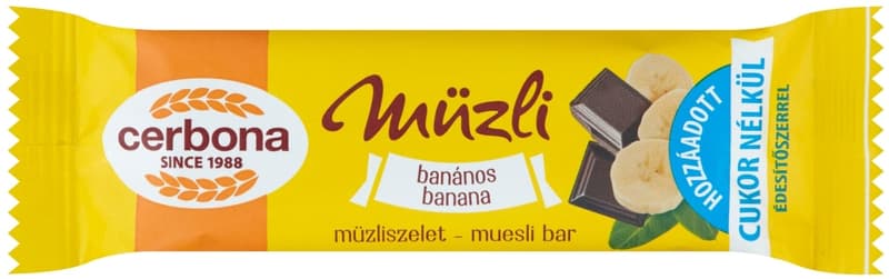 Cerbona Banana slices with cocoa milk coating