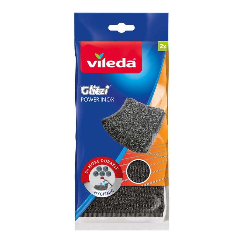 Vileda Glitzi Power Inox scrubber