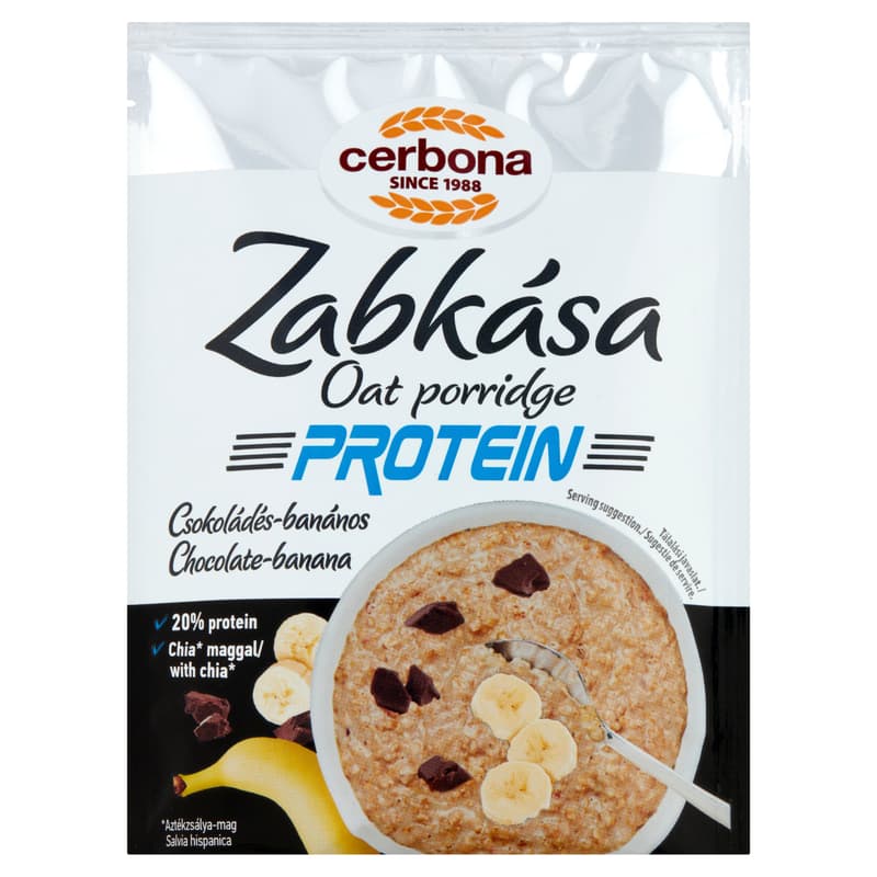 Cerbona Protein Zabkása - csokoládés-banános