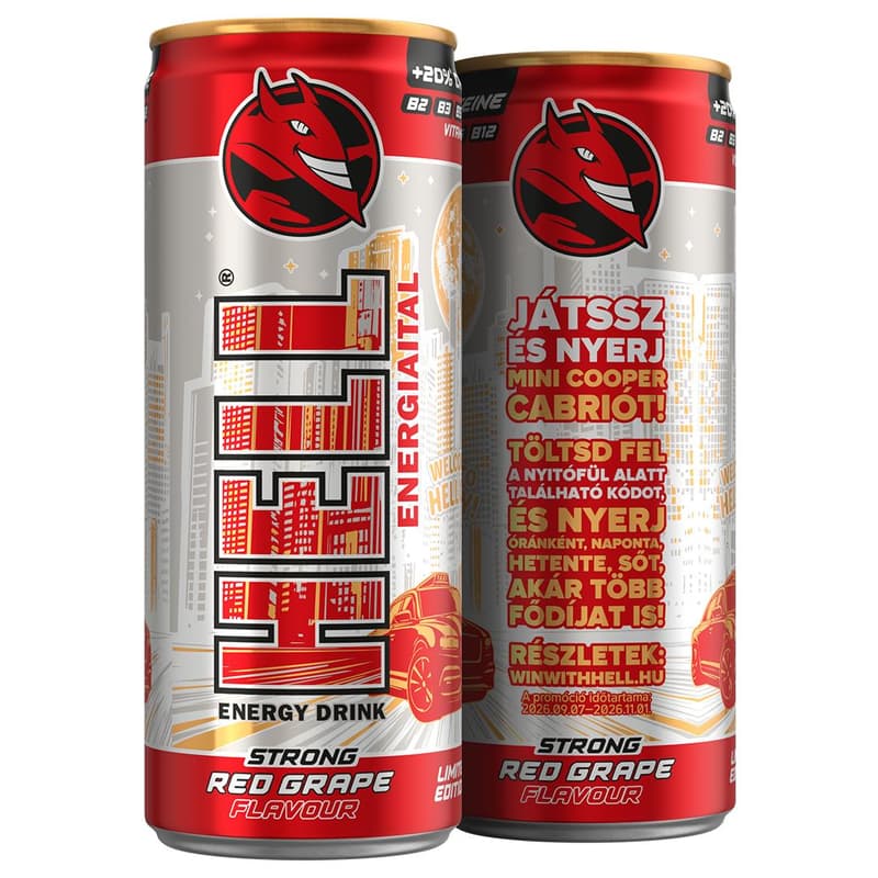 Hell Energy Drink Red Grape Strong