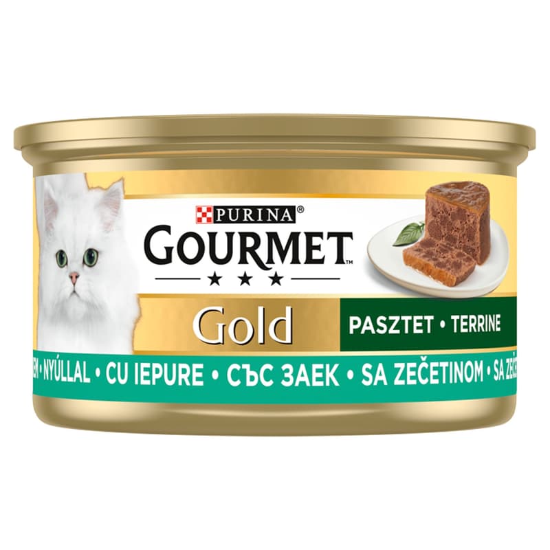 Gourmet Gold Rabbit terrine wet cat food