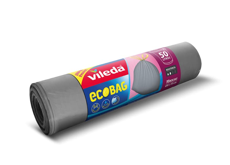 Vileda Super+ zárószalagos prémium szemeteszsák 50L