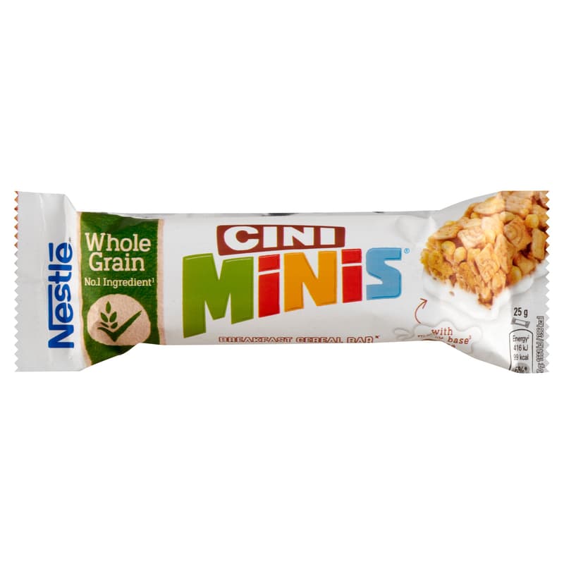 Cini Minis is a crispy slice of cereal with cinnamon