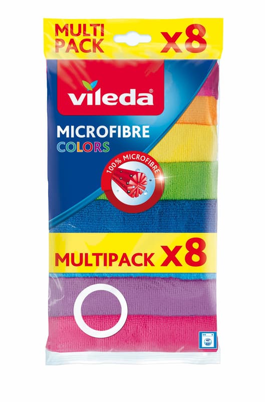 Vileda Color 8 color microfiber cloth
