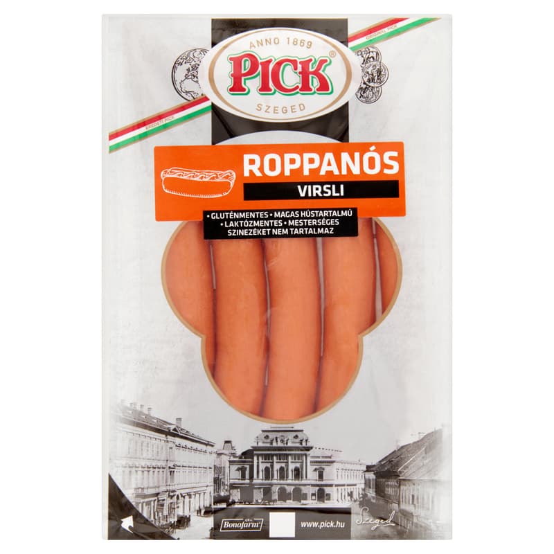 Pick roppanós sertés-marha virsli