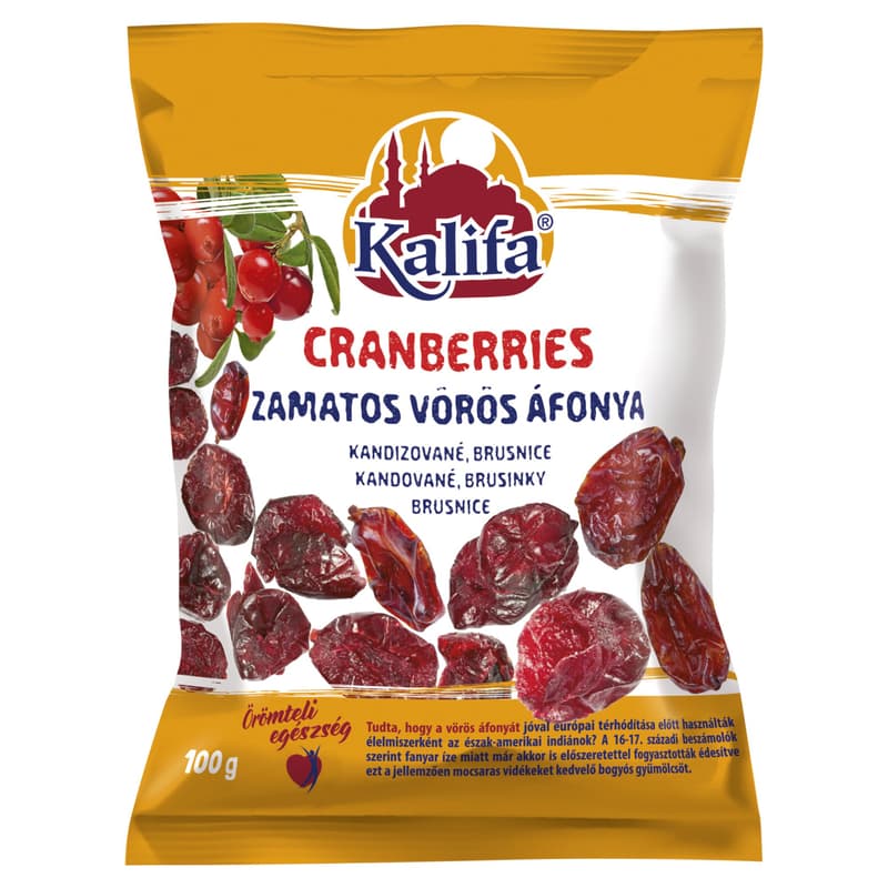 Kalifa zamatos vörös áfonya