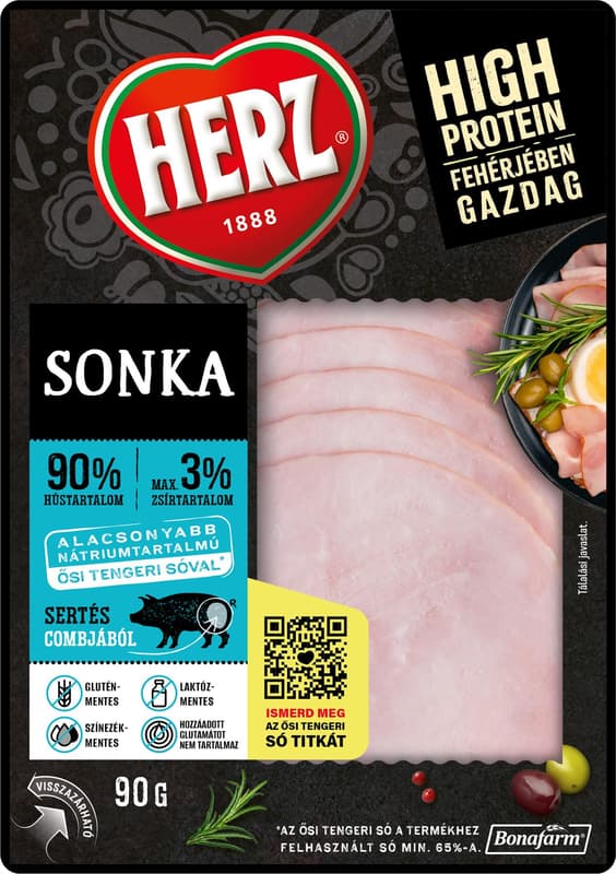 Herz Gála ham sliced pg.