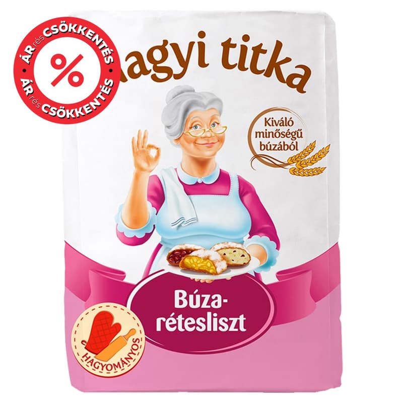 Nagyi titka búzarétesliszt BFF 55
