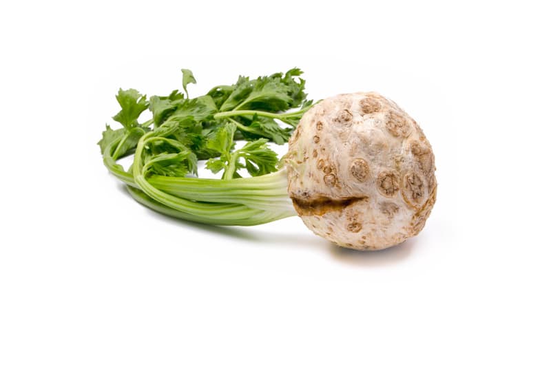 Celery tuber, leafy