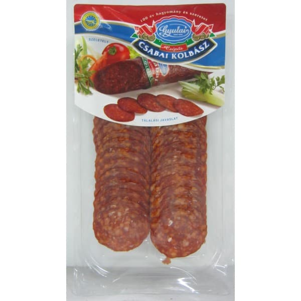 Gyula sliced Csaba sausage