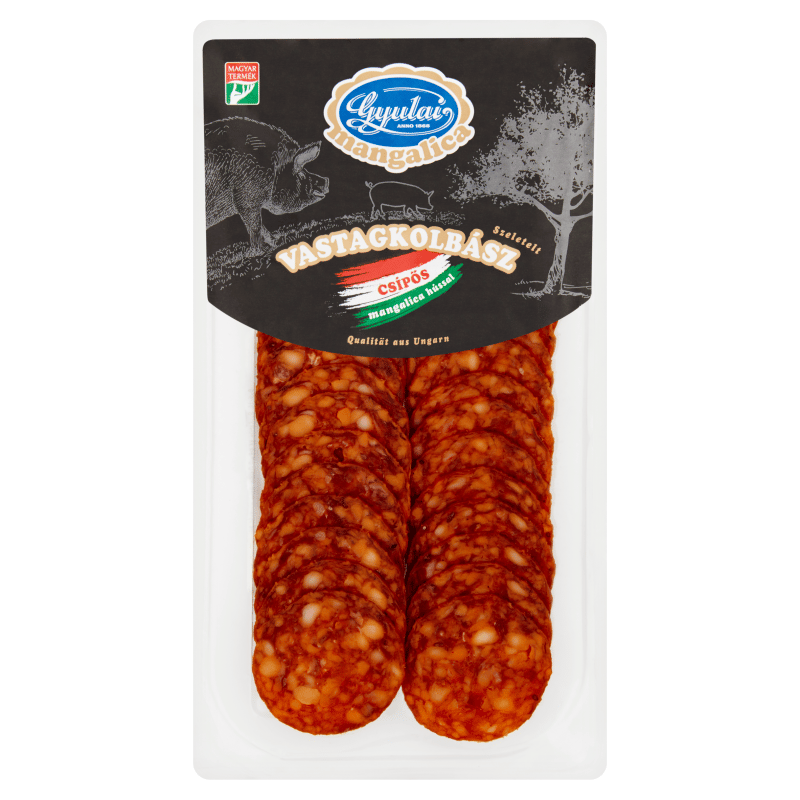 Gyula sliced mangalica meat sausage