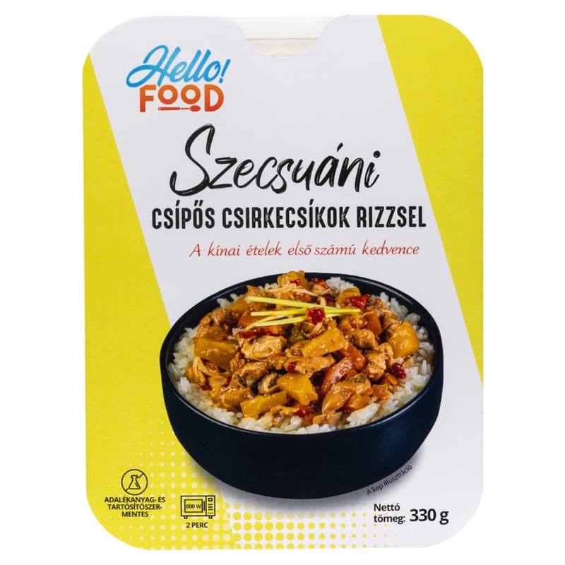 HELLO FOOD Sichuan spicy chicken strips with rice