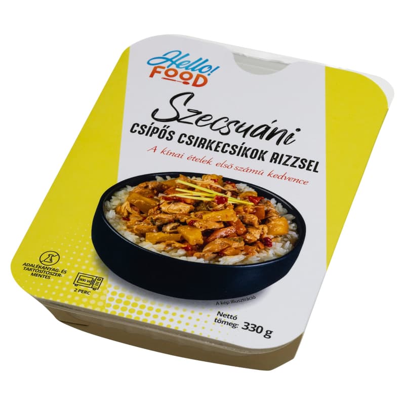 HELLO FOOD Sichuan spicy chicken strips with rice