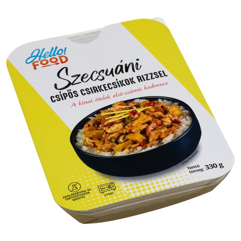 HELLO FOOD Sichuan spicy chicken strips with rice