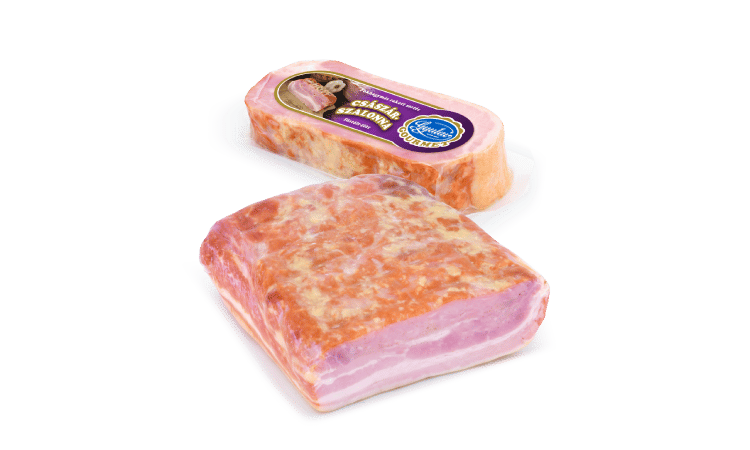 Gyula casserole with garlic bacon