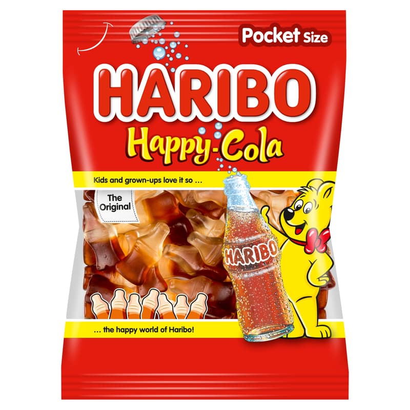 Happy Cola kólaízű gumicukorka