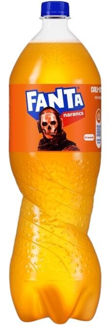 Fanta orange carbonated soft drink