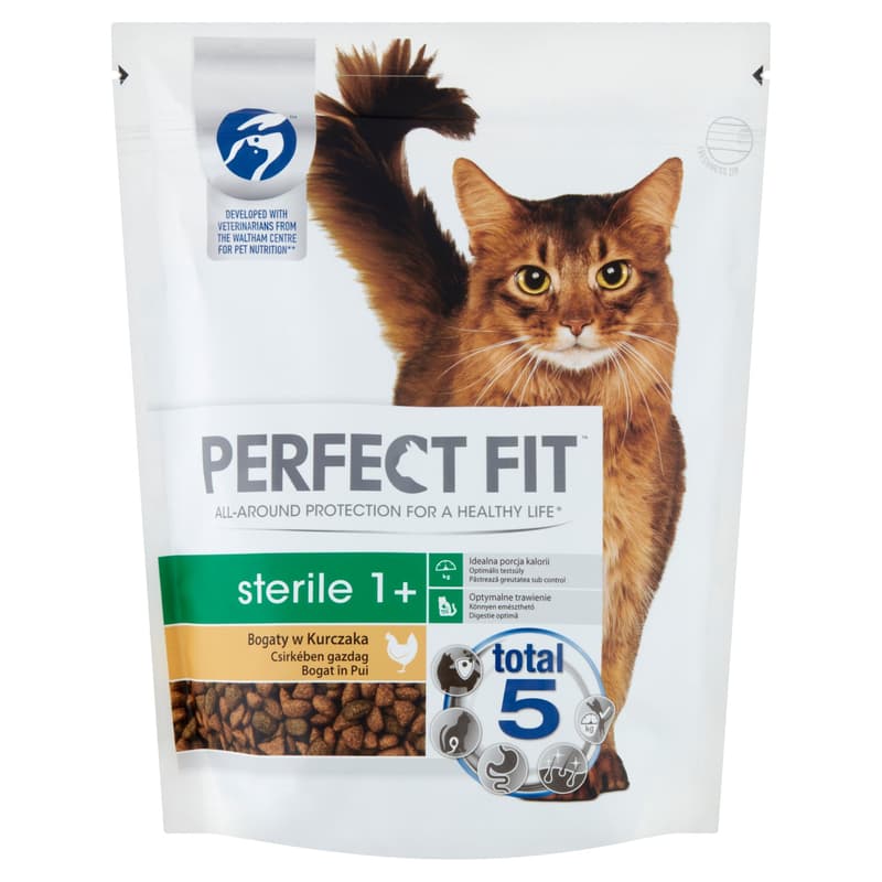Perfect Fit Sterile dry pet food for cats with chicken