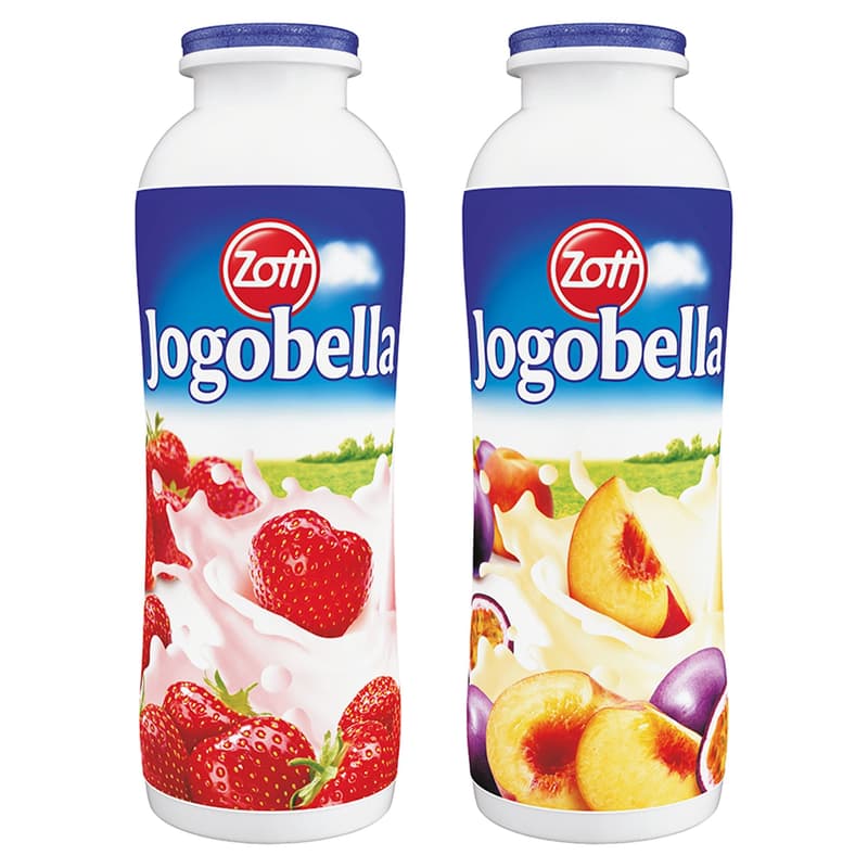 Jogobella Yoghurt Drink Strawberry / Peach-Passion Fruit