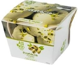 All in Natural Food pistachio ice cream
