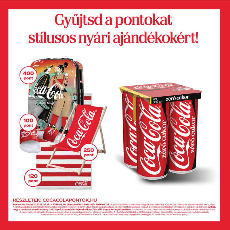 Coca-Cola Zero cola-flavored energy-free carbonated soft drink with sweeteners 4 x 330 ml