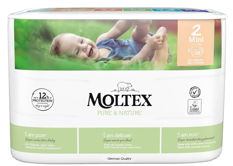 MOLTEX Pure & Nature ECO pant diaper 3-6 kg (size 2)