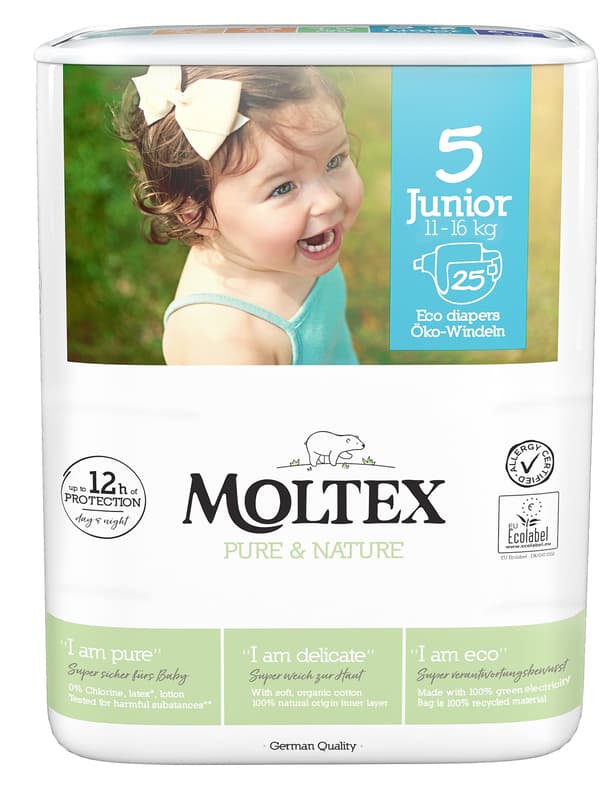 MOLTEX Pure & Nature ECO pant diaper 11-25 kg (size 5)