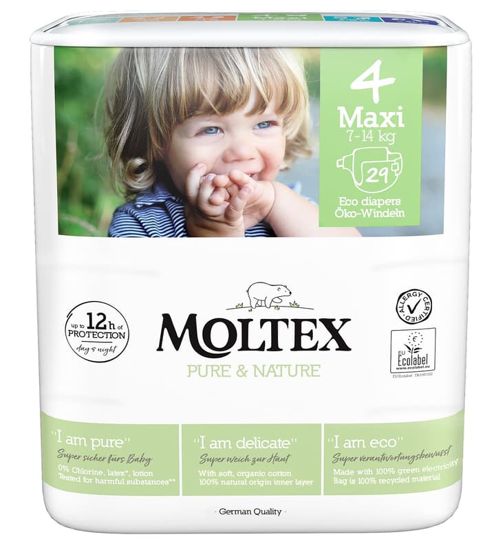 MOLTEX Pure & Nature ECO pant diaper 7-18 kg (size 4)