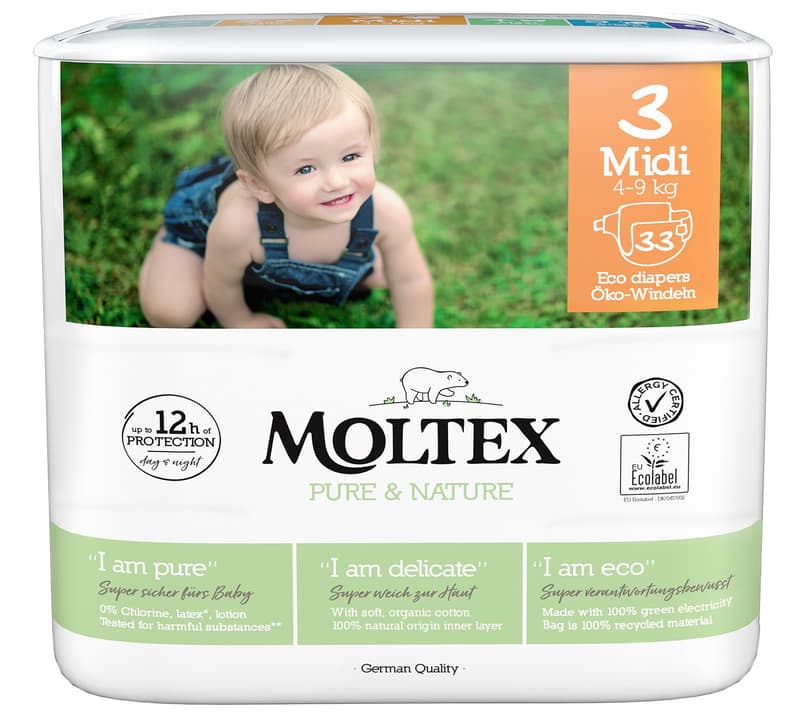MOLTEX Pure & Nature ECO pant diaper 4-9 kg (size 3)
