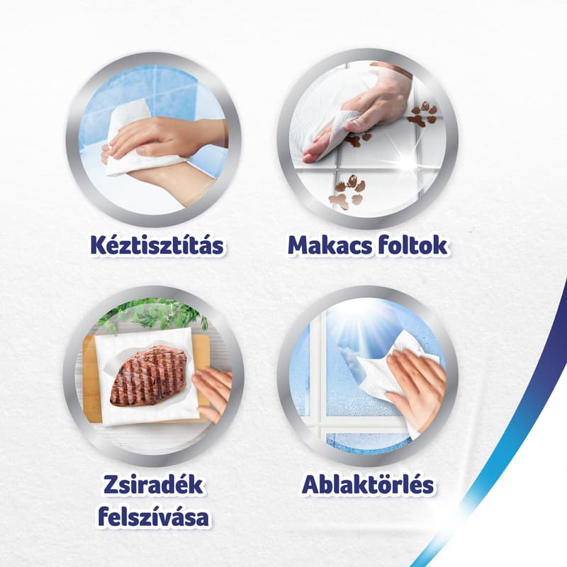 Zewa Premium Flexisheets háztartási papírtörlő 2 rétegű