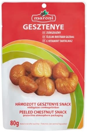 Maroni peeled chestnut snack