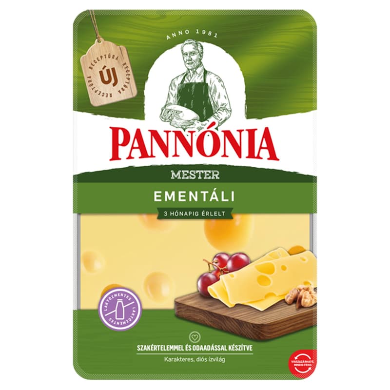 Pannonia Mester Emmentali Cheese - Sliced