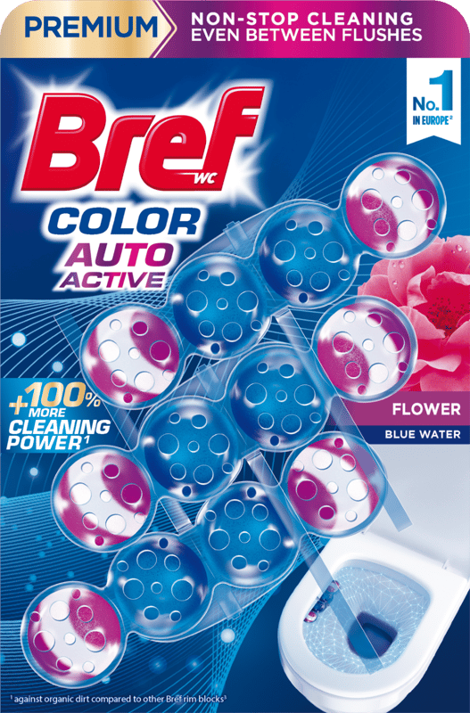 Bref Blue Active Fresh Flowers toilet refreshment