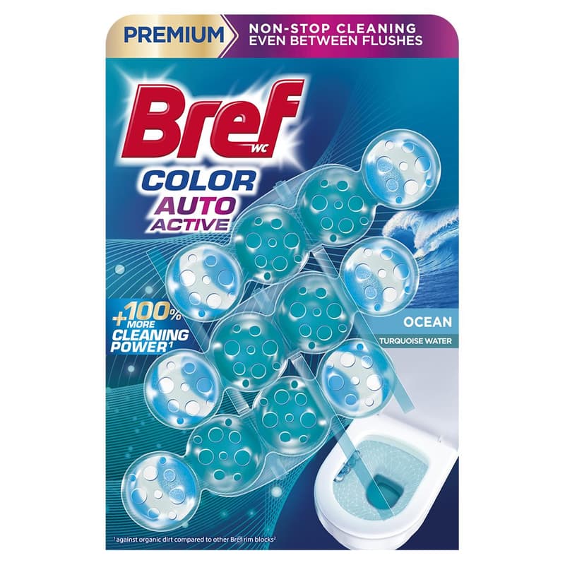 Bref Turquoise Active Ocean toilet refreshing
