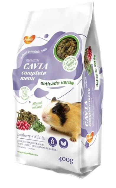 Delicado Verde is a complete food for guinea pigs