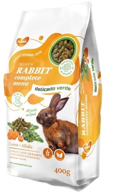 Delicado Verde is a complete food for rabbits