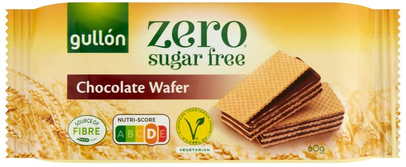 Gullón DietNature with diabetic cocoa flavored stuffed Neapolitan sweetener