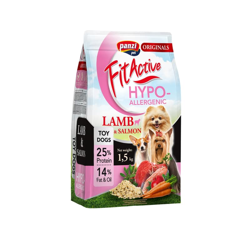 FitActive dry food for small dogs with lamb and fish