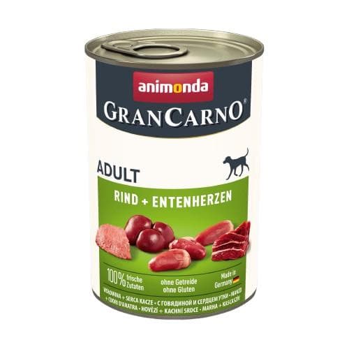 Animonda Grancarno Adult konzerv felnőtt kutyáknak, marha-kacsaszív