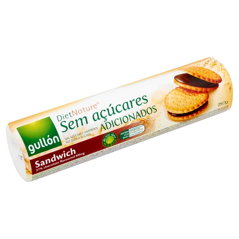 Gullón DietNature sandwich biscuits filled with cocoa cream