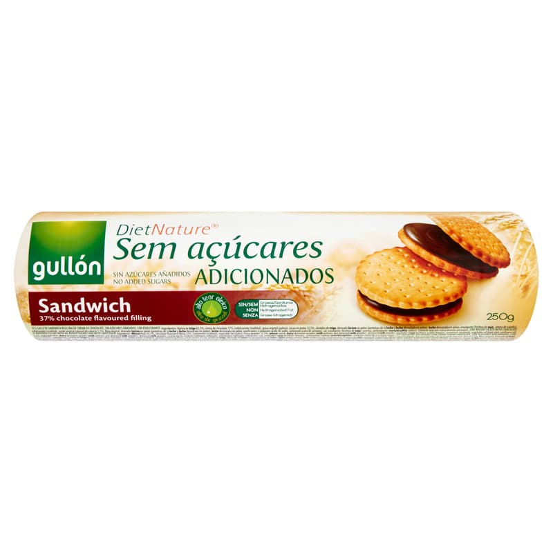 Gullón DietNature sandwich biscuits filled with cocoa cream