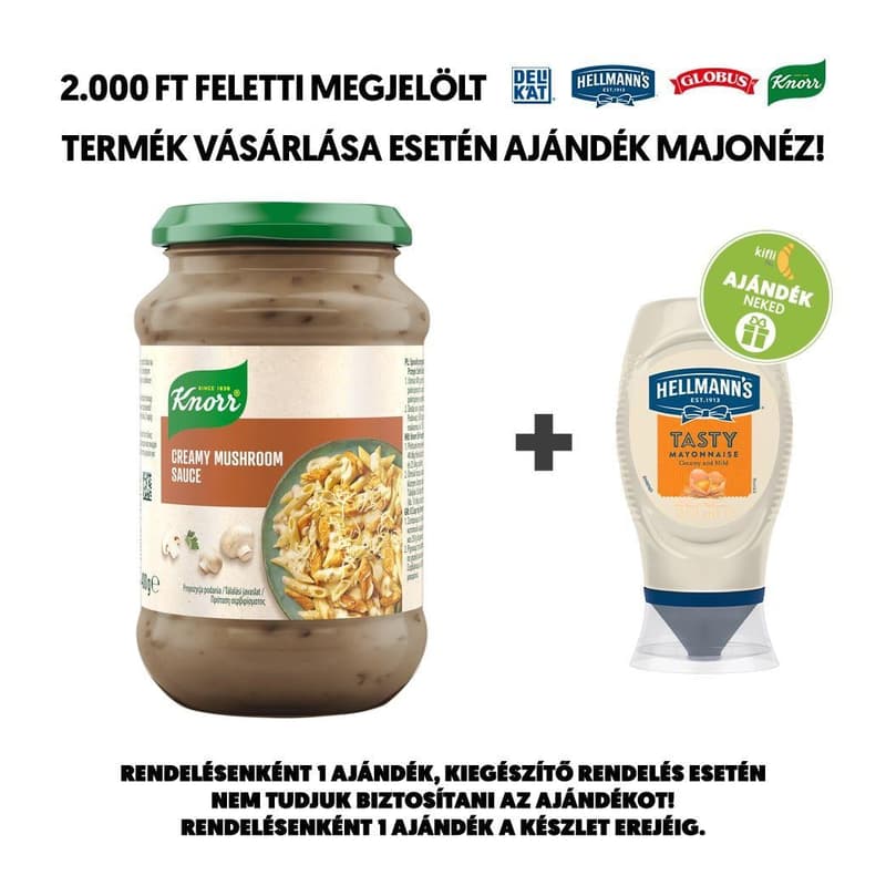 KNORR Glass sauce Creamy mushrooms