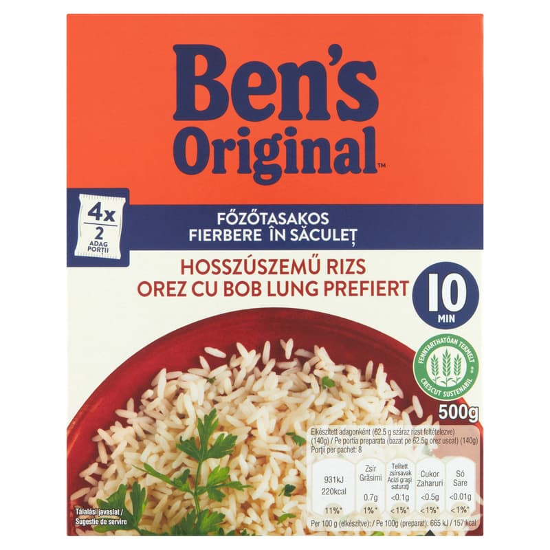 Ben's rice cooking bag