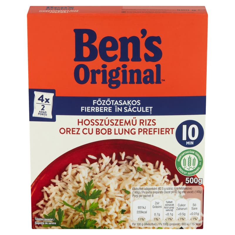 Ben's rice cooking bag